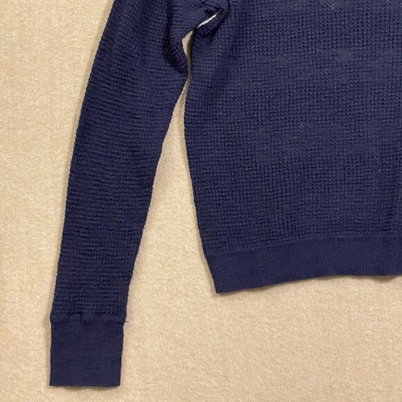 So Sweater Women's Small Blue & White Striped Light - Picture 10 of 11